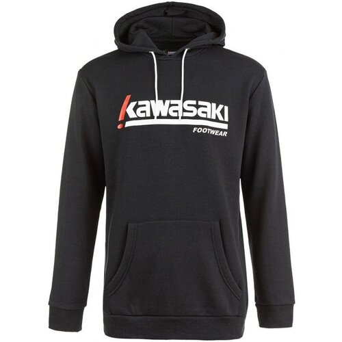 Kawasaki Puloverji Killa Unisex Hooded Sweatshirt K202153 1001 Black Črna Slike