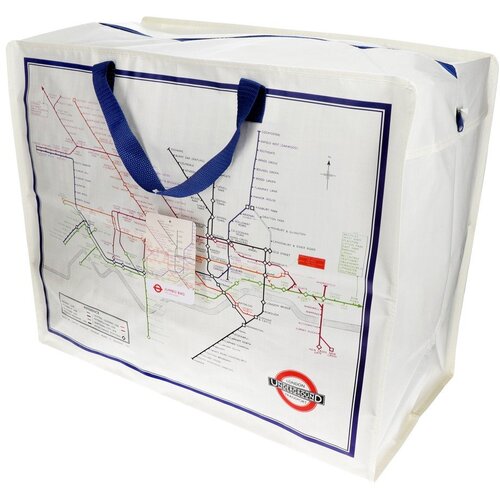 Rex London Kutija za pohranu odjeće od reciklirane plastike 58x28x48 cm Heritage Tube Map – Cijene