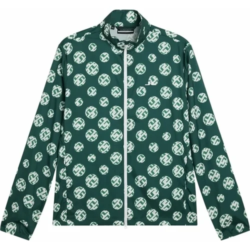 J.Lindeberg Ash Light Packable Golf Jacket Print Rain Forest Sphere Dot XL