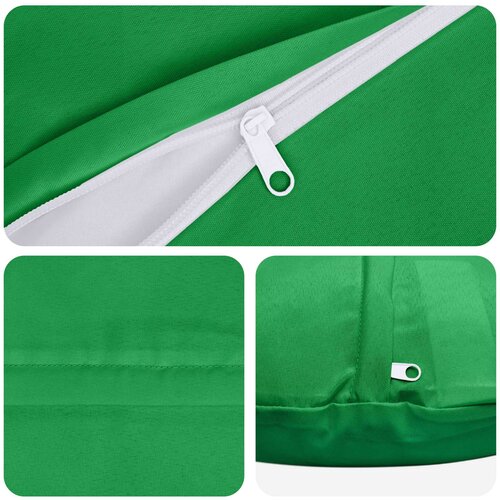  Presvlaka za jastuk 6 pcs HEERLEN Zelena &amp;Oslash; 60 cm Poliester Slike