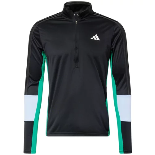 Adidas Tehnička sportska majica 'Colorblock ' žad / crna / bijela
