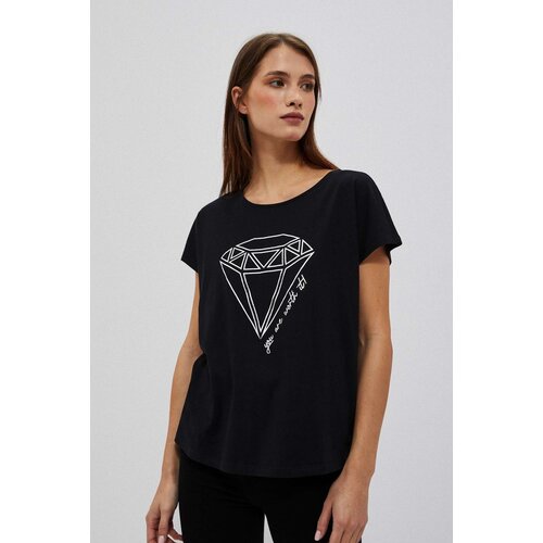 Marisse Women's T-Shirt L-Ts-4042 Black Cene