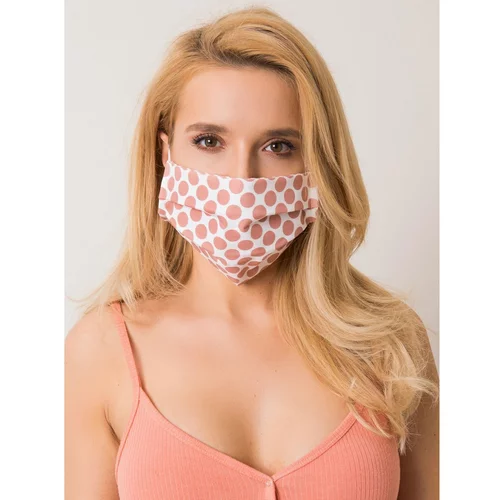 Fashion Hunters white and pink reusable mask