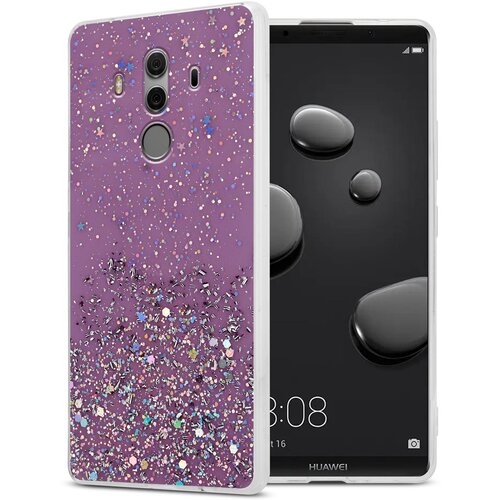  case, združljiv s huawei v vijolični barvi z bleščicami - zaščitni pokrov iz fleksibilnega silikona tpu s penečimi bleščicami, (20575842) Cene