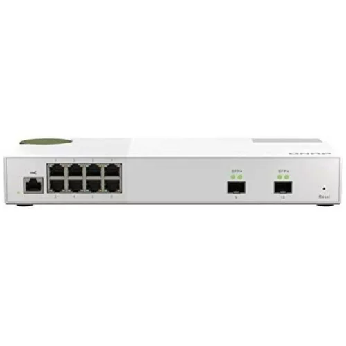 Qnap STIKALO 8-PORT gigabit 2,5Gbp/s Managed Web Managed Switch [2x 10 Gigabit Ethernet SFP+, 8x 2,5 Gigabit Ethernet, Layer 2] (QSW-M2108-2S), (21124942)
