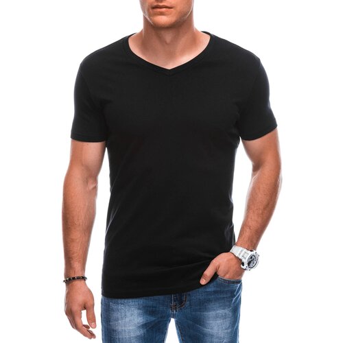 Edoti Men&amp;#039;s basic V-neck t-shirt EM-TSBS-0101 Slike