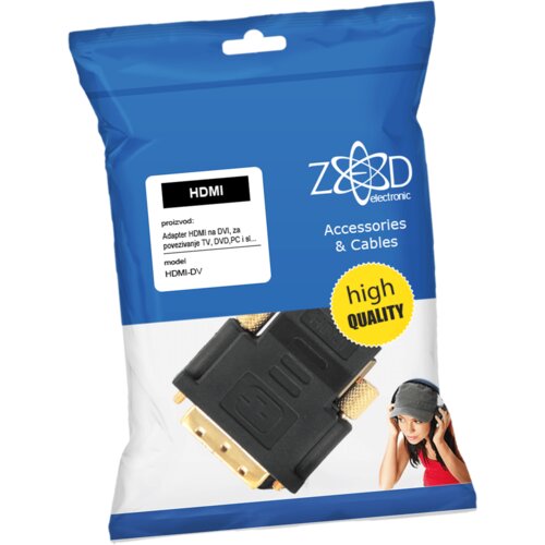 Zed_Electronic Adapter HDMI na DVI - HDMI-DV Slike