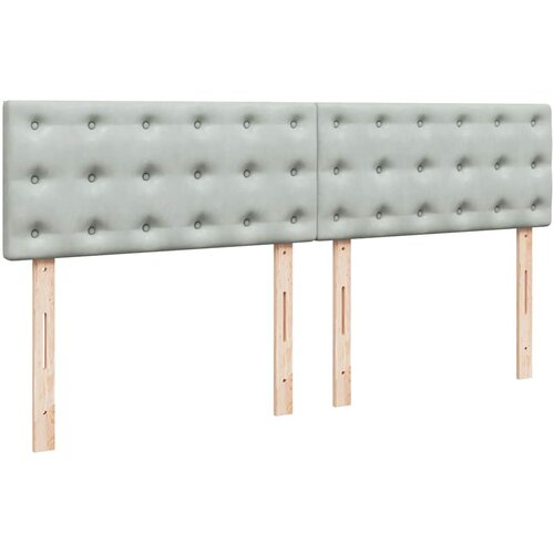  Krevet s oprugama i madracem svjetlosivi 180x200 cm bar&amp;scaron;unasti Slike