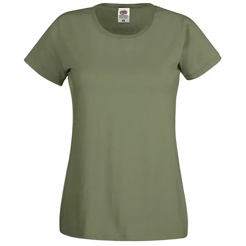 Fruit Of The Loom Olive Women's T-shirt Lady fit Original