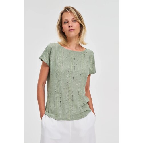 Marisse Olive Short-Sleeved Blouse Cijene