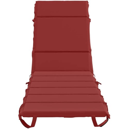  Jastučić za ležaljku GEMERT 100% poliester Vinska crvena - boja crnog vina 200 x 60 x 3 cm Poliester Slike