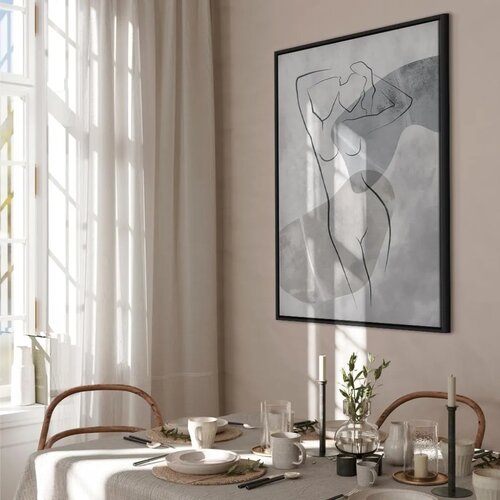  Slika - Resting Muse (1 Part) Vertical 80x120 U crnom drvenom okviru Slike