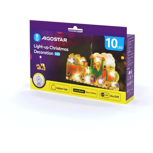Aigostar LED božićna dekoracija LED/3xAAA vozić 13,4cm Slike