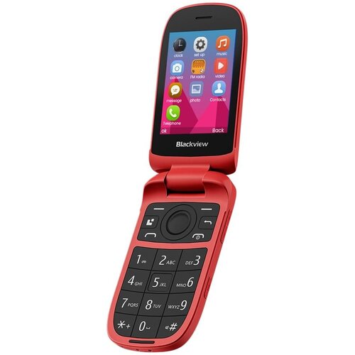 Blackview N2000 telefon crveni Slike