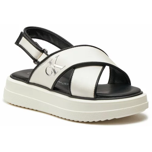 Calvin Klein Jeans Sandali Platform Sandal V3A2-80831-1688 M Bela