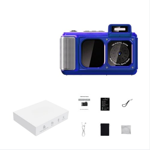 INF Dual-screen vodotesna kamera IP68 15m, 48MP, Type-C 1800mAh, (5000235283) Cene