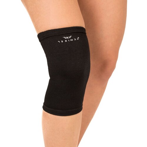 Terinda knee basic compression sleeve, štitnik za kolena, crna 1106 Slike