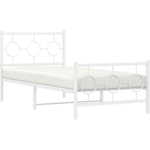  okvir kreveta uzglavlje i podnožje bijeli 90x190 cm Slike