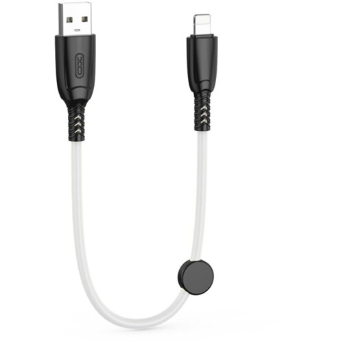 XO Kabel NB247 USB - Lightning 0,25m 6A bel, (20762510) Cene