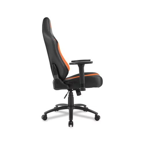 Sharkoon Gamer stol - Skiller SGS20 Black/Orange (nastavljiva višina; nastavljiv naslon za roke; blago; jekleno podnožje; do 120 kg)