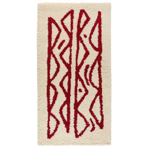 Bonami Selection Krem-crveni tepih Morra, 80 x 150 cm