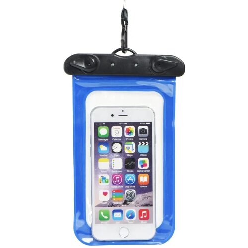 Univerzalna vodoodporna torbica za mobilni telefon - modra 165x101mm Cene