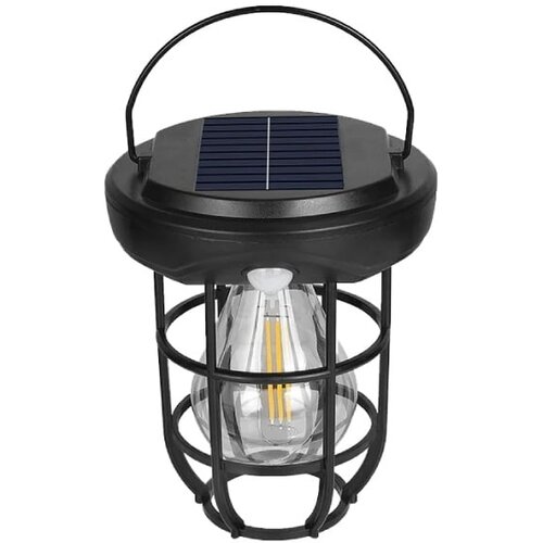  Solarna LED lampa sa senzorom pokreta 1W filament topla bela Cene