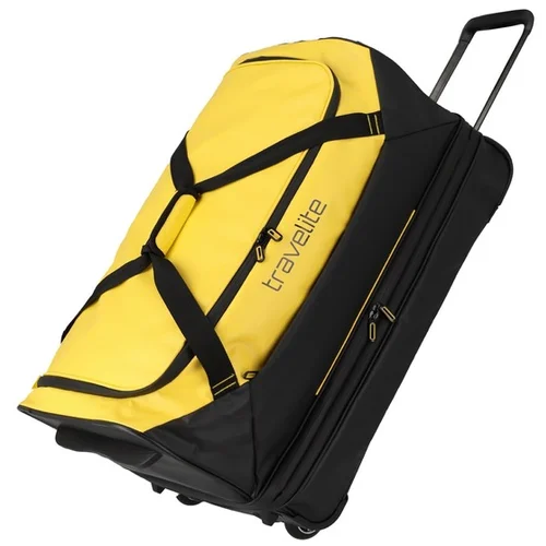 Travelite Basics Wheeled Duffle Exp. Potovalna torba Rumena