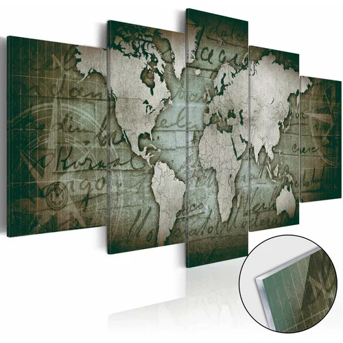  Slika na akrilnom staklu - Acrylic prints – Bronze map III 200x100