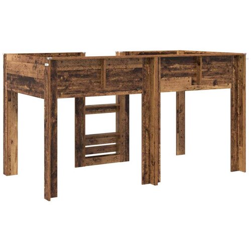  Krevet na kat za djecu Staro drvo 90 x 190 cm Konstruirano drvo Cijene