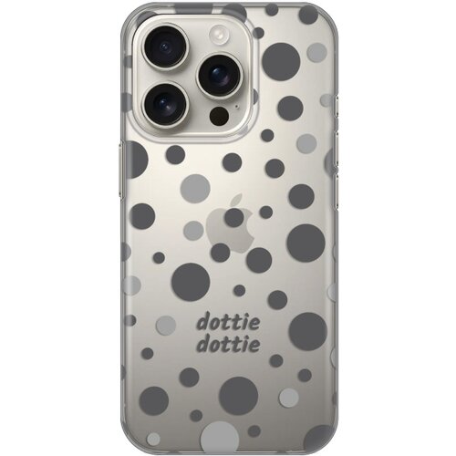  torbica silikonska print skin za iphone 16 pro 6.3 dottie dottie gray Cene