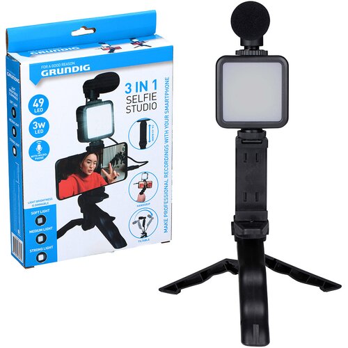 Grundig tripod selfi studio stativ 3u1 ( 1038061 ) Cene