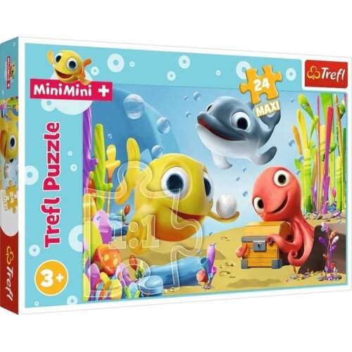 Trefl 14341 puzzle Sestavljanka 24 kos Crtiči Cene