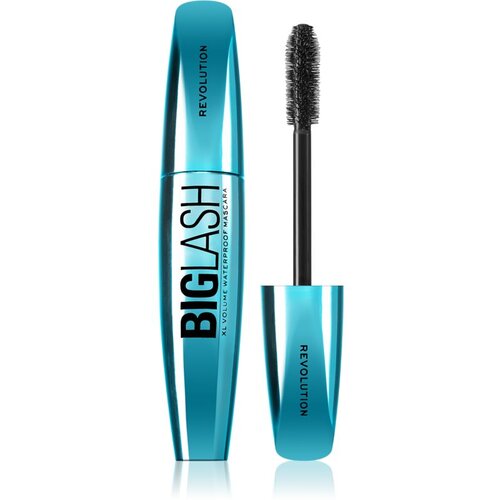 Revolution big lash volume waterproof vodoodporna maskara za podaljšanje in volumen trepalnic 8 g odtenek black Cene