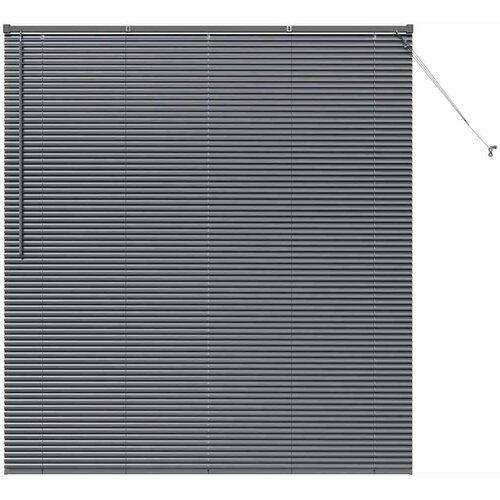 vidaXL Venecijanske žaluzije Temno siva 175 x 155 cm Aluminij, (5000178603) Cene