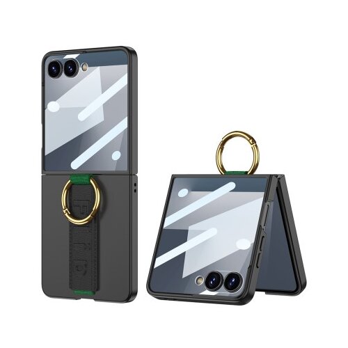  Futrola strap ring case za samsung f751b galaxy z flip 7 5g crna (gkk case) ( F121556 ) Cene