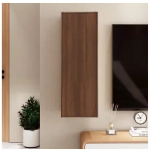  TV omarica rjavi hrast 30,5x30x90 cm konstruiran les