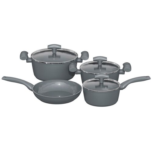 Michelino 7-dijelni set lonaca i tava, New Nora series, siva keramika Cijene