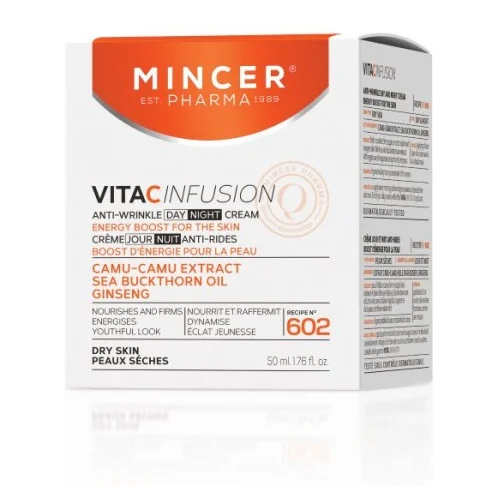 Mincer Pharma VITA C INFUSION N° 602 - Dnevna i noćna krema protiv bora 50ml