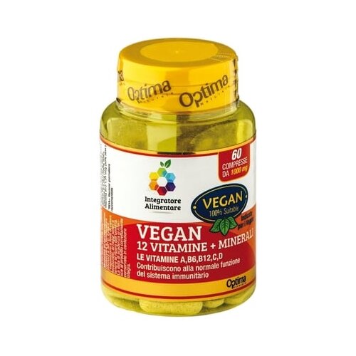 Optima Naturals 12 veganskih vitaminov in mineralov Cene