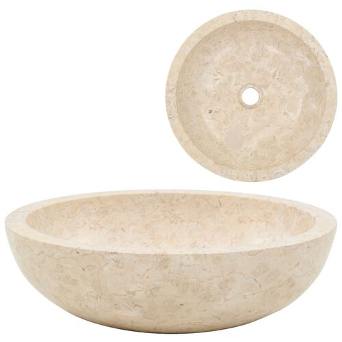 vidaXL Umivalnik 40x12 cm marmor krem, (5000179274) Cene