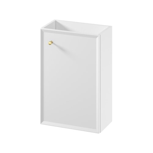 Cersanit S1022-002 - Viseći kupatilski ormarić MILLE 40x22 cm, beo, za postavljanje ispod umivaonika Slike