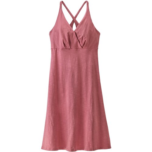 Patagonia Women's Dress Amber Dawn Dress Light Star Pink Slike