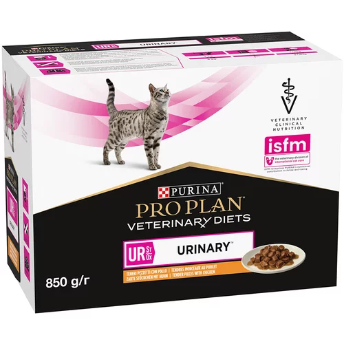 Purina Pro Plan Veterinary Diets Feline UR ST/OX - Urinary piletina - 10 x 85 g