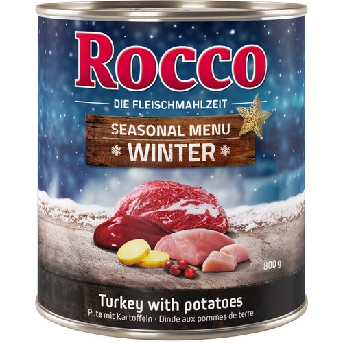 Rocco zimski meni govedina s puretinom i krumpirom - 24 x 800 g Slike