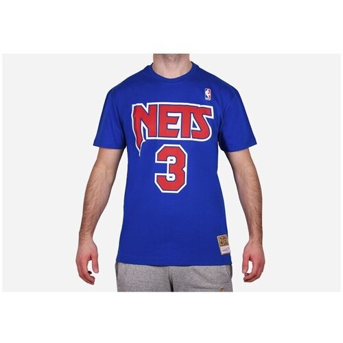 Mitchell And Ness Majice s kratkimi rokavi BNN3CW19045NJNROYA92DPE Modra Slike