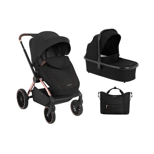 Kikka Boo Kolica Kara 2in1 set sa tvrdom korpom Black ( KKB23141 ) Slike