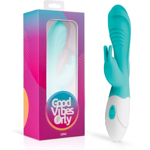 Good Vibes Only rabbit vibrator Leda, tirkizan Cijene