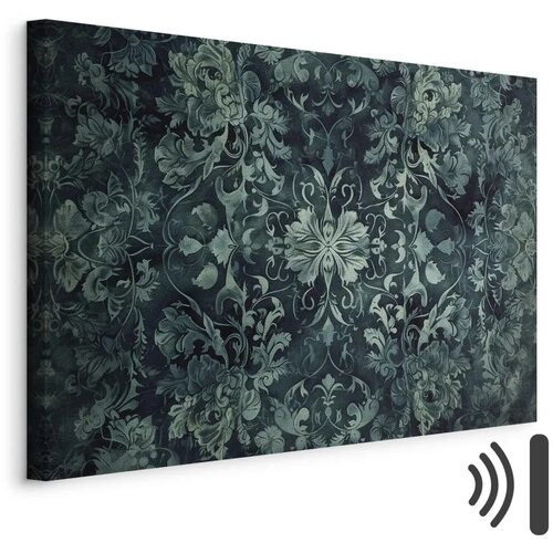  Slika - Oriental Pattern Carpet: Emerald Ornaments and Worn Patterns 90x60 Akustična Cene