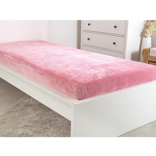 B.E.S. Ružičasta plahta od mikropliša 180x200 cm Exclusive – Cijene